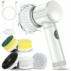 ScrubBolt 5-in-1 Electric Scrub Brush | Powerful Brush for Bathroom, Kitchen & Floors