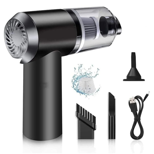 PowerVac™ Portable Vacuum & Blower | Wireless Handheld Cleaner for Car, Desk & Camping Use