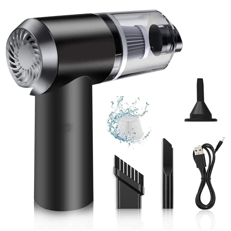 PowerVac™ Portable Vacuum & Blower | Wireless Handheld Cleaner for Car, Desk & Camping Use