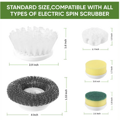 ScrubBolt 5-in-1 Electric Scrub Brush | Powerful Brush for Bathroom, Kitchen & Floors