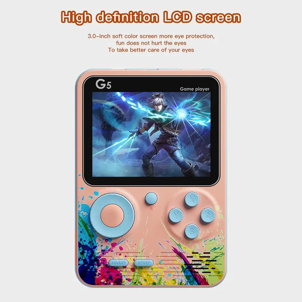 RetroPlay GameBox – Handheld Gaming Console with 500 Classic Games in 1