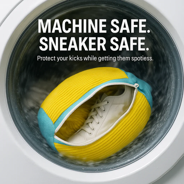 SneakClean Shoe Cleaning Bag for Washing Machine | Durable Mesh for Safe Sneaker Wash