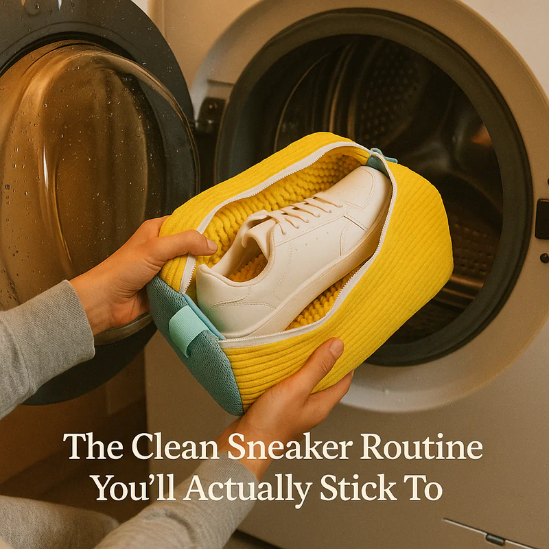 SneakClean Shoe Cleaning Bag for Washing Machine | Durable Mesh for Safe Sneaker Wash