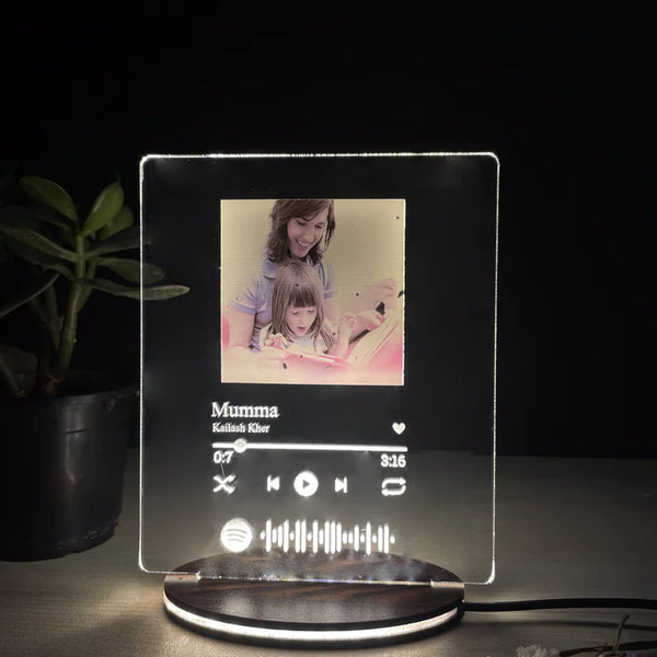 GlowTunes Personalized LED Table Lamp