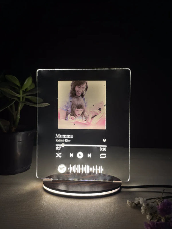 GlowTunes Personalized LED Table Lamp