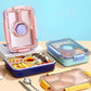 QuadSteel Lunch Box – 4-Grid Compartment Meal Organizer