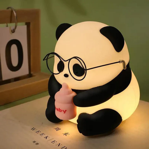 Baby Panda CuddleGlow Silicone Night Light