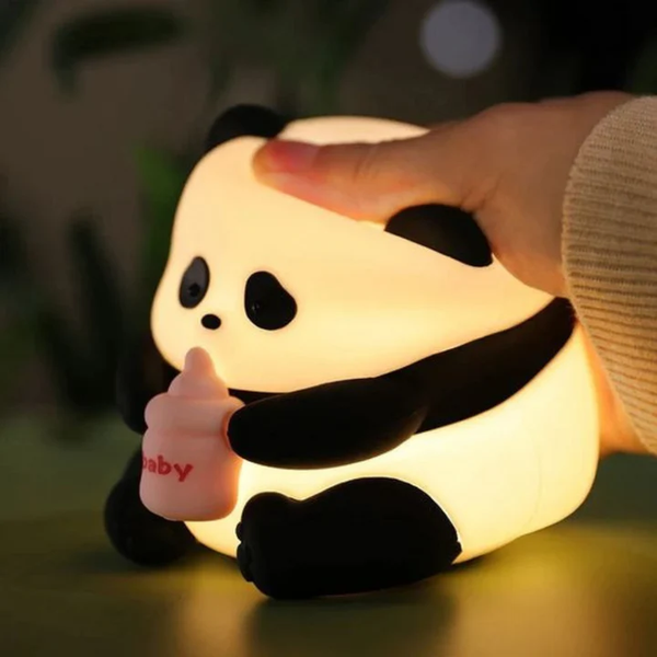 Baby Panda CuddleGlow Silicone Night Light