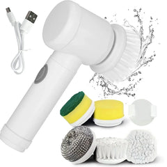 ScrubBolt 5-in-1 Electric Scrub Brush | Powerful Brush for Bathroom, Kitchen & Floors